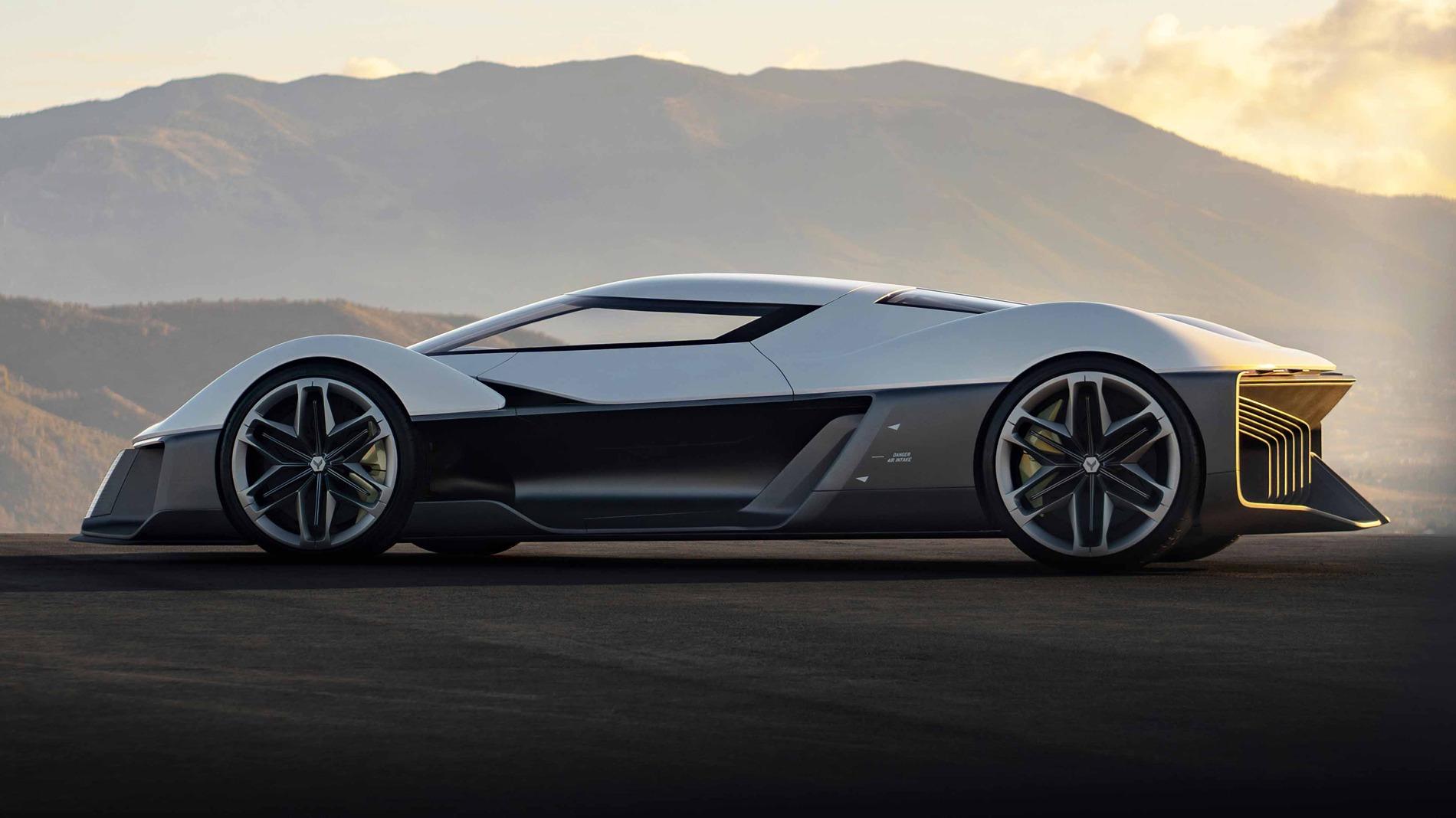 Corvette EV C9 Corvette EV styling previewed by new concept GE24AC~1